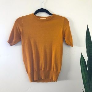 Bohme Boutique Mustard Knit Tee
